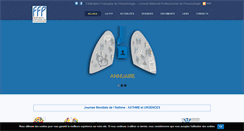Desktop Screenshot of ffpneumologie.org